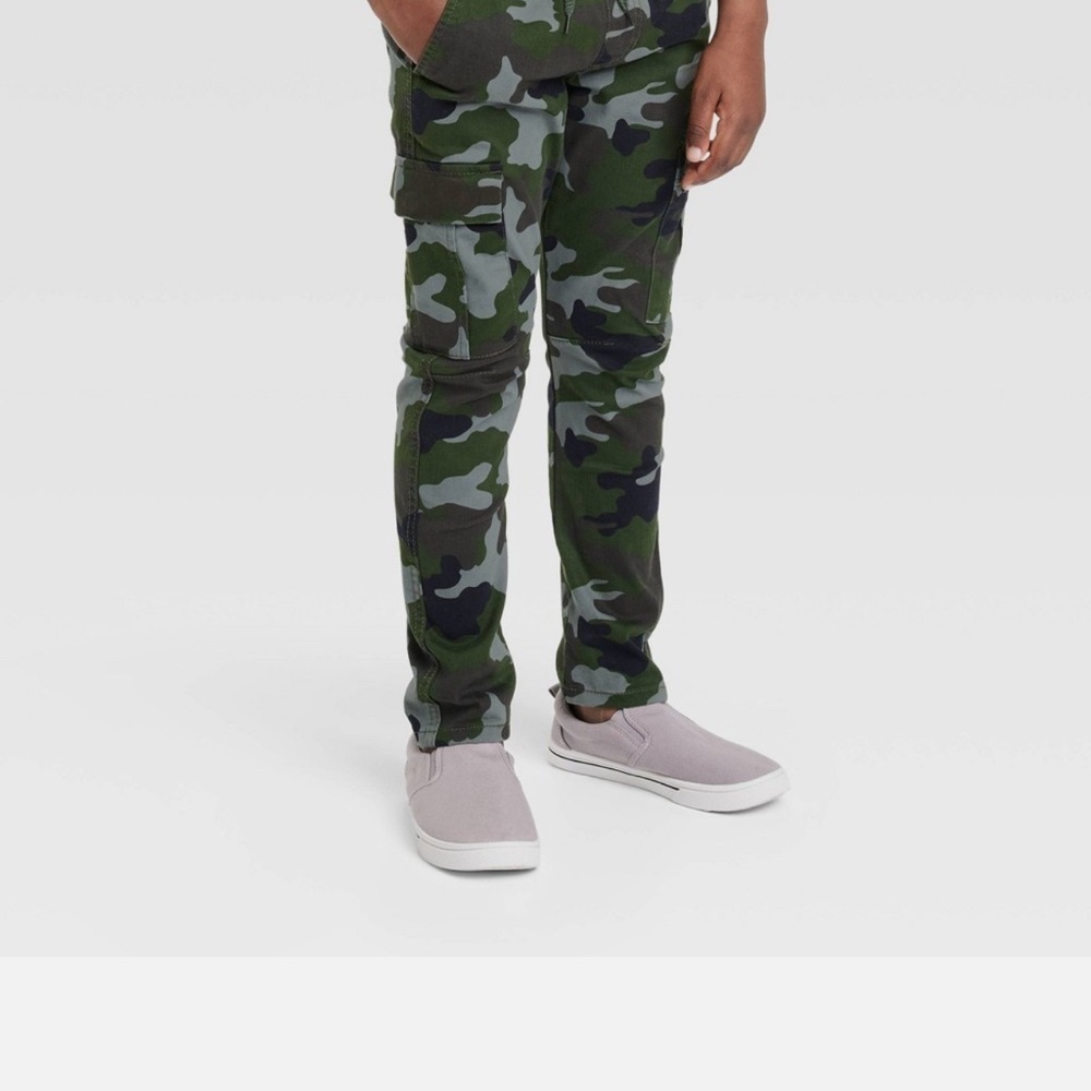 Cat & Jack Green Camouflage Joggers
